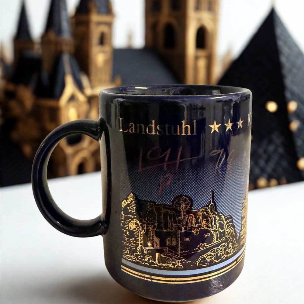 Dark Blue Ceramic Mug